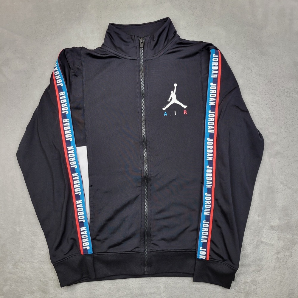 Jordan Jacket Boys Large Zip Up Sweatshirt Sweater Jumpman Air Youth Kid Vintage